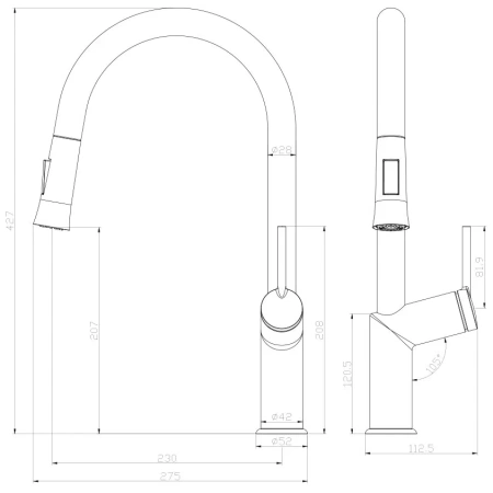 Смеситель для кухни Lemark Minima (LM3850C)