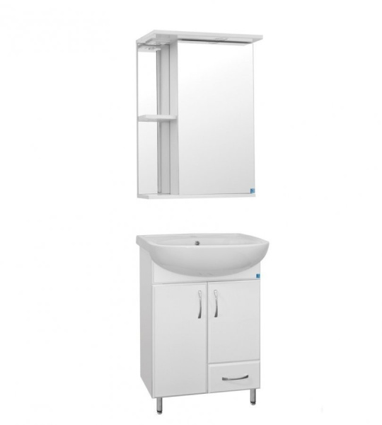 Тумба под раковину напольная Style Line Эко Стандарт 50 ЛС-00000095 белый