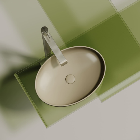 Раковина накладная (50,2х36,3) Ceramica Nova ELEMENT CN6056MC