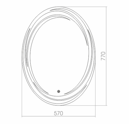 Зеркало (57х77) Silver Mirrors  Нормандия ФР-00000936