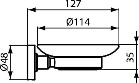 Мыльница Ideal Standard IOM A9122XG