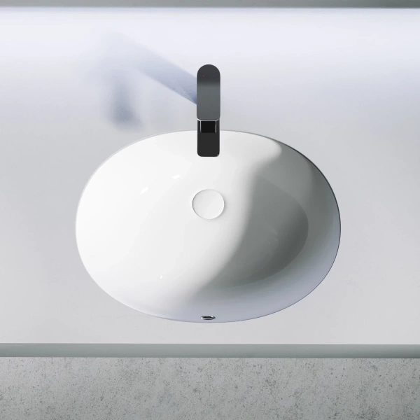 Раковина встраиваемая снизу (56,7x42,8) Ceramica Nova ELEMENT CN6076