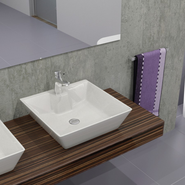 Раковина накладная (43х43) Serel 2014