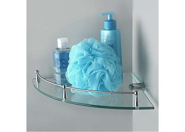 Полка стеклянная угловая Wasserkraft 544