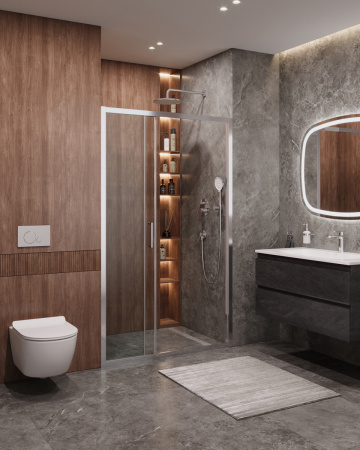 Душевая дверь (120х195) CEZARES MOLVENO MOLVENO-BF-3-120-C-Cr-IV