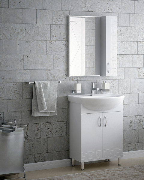 Зеркальный шкаф (75х70) Corozo Олимп 75 SD-00000694