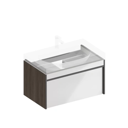 Тумба под раковину Kerama Marazzi Modula 80 MO.80.1+1\AR