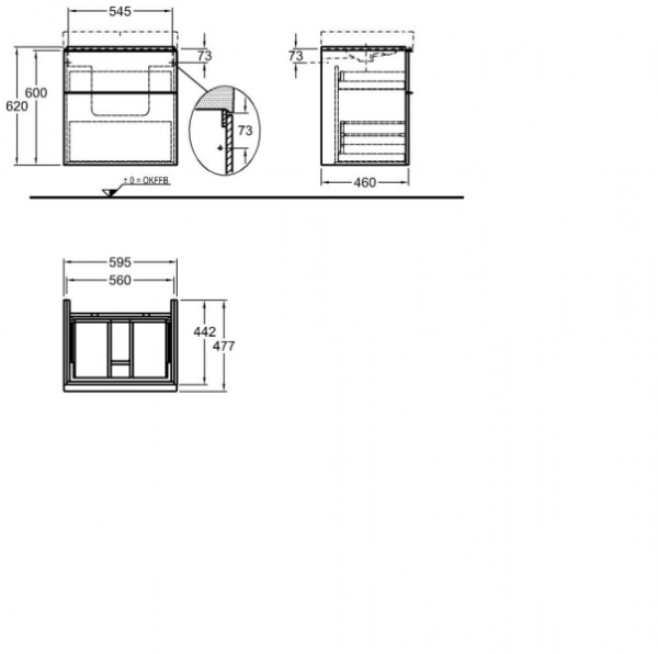 Тумба под раковину Keramag iCon 840360000