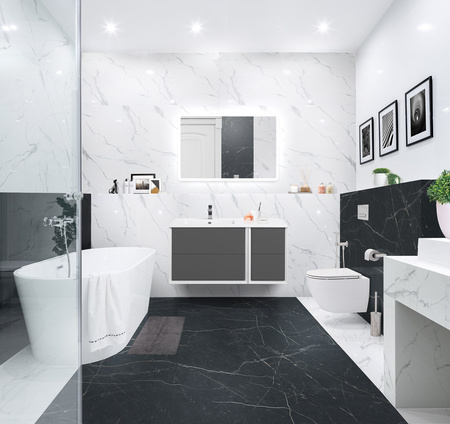 Шкаф подвесной Cezares Bellagio 55302 Grigio nuvola