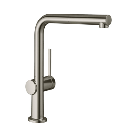 Смеситель для кухни с выдвижным изливом Hansgrohe Talis M54 1jet 72808800 нержавеющая сталь