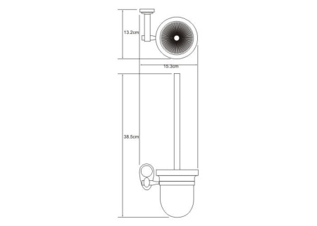 Туалетный ершик WasserKraft Main 9227