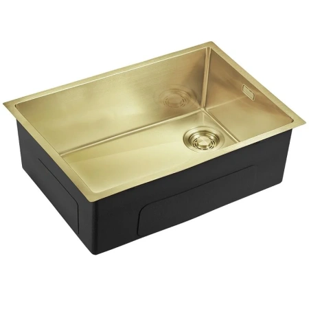 Кухонная мойка (66х44) EMAR EMB-660(UN) PVD Matt Gold