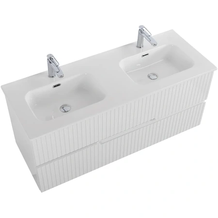 Тумба под раковину Cezares DUET-N-1200-2C-SO-2-BL Bianco Lucido