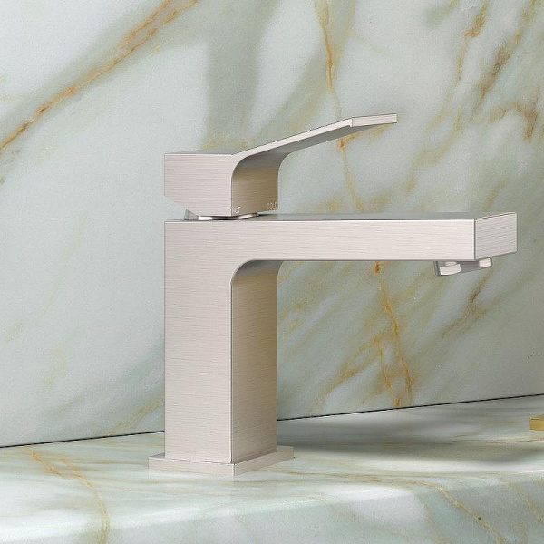 Смеситель для раковины Bossini Aki Z00707.094 никель шлифованный