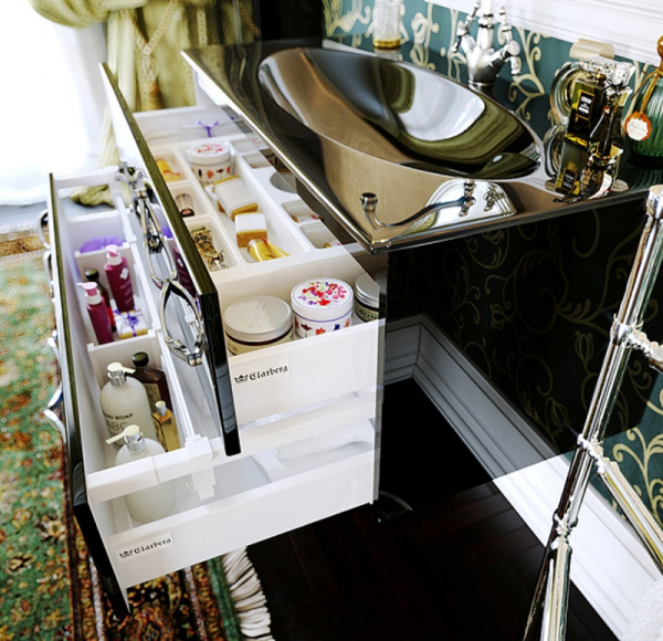 Тумба под раковину Clarberg Due amanti 100 DUE0110BLK