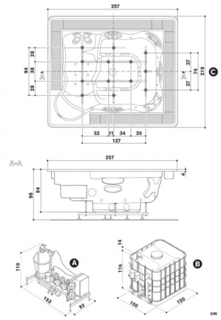 Мини бассейн Jacuzzi Virginia 944501752