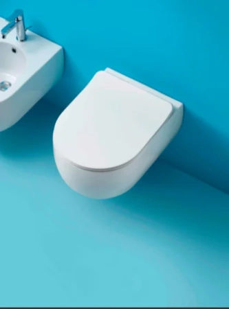 Подвесной унитаз Kerasan Flo 311501 белый, без сиденья