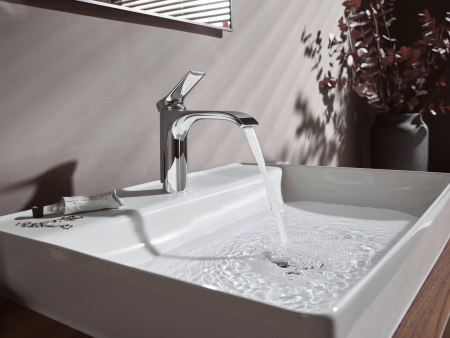 Смеситель для раковины с донным клапаном Hansgrohe Vivenis 75020000 хром
