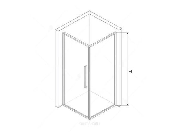 Душевой уголок RGW SV-35 (SV-02+Z-02) 06323588-11