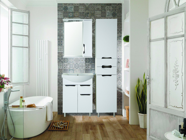 Зеркальный шкаф (51х75)   ASB-Mebel  Мессина 60 9886