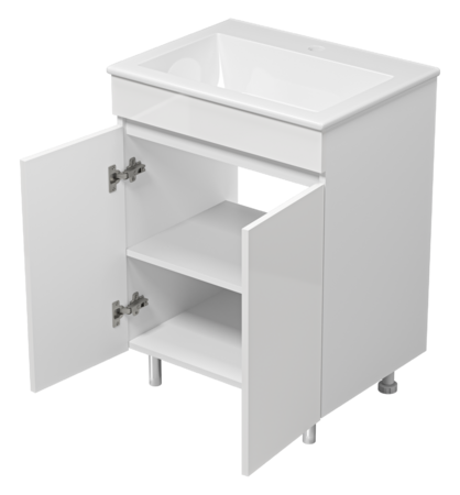 Тумба с раковиной Misty Енисей 60 60 Э-Ени01060-012