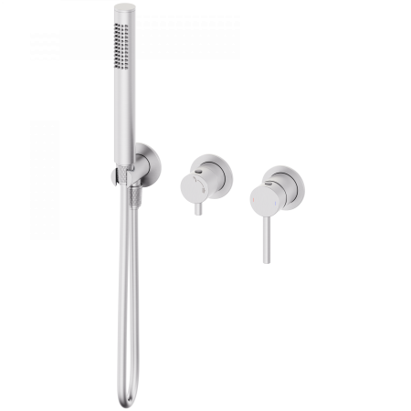 Смеситель для душевой системы встраиваемый WONZON & WOGHAND STICK, брашированный никель WW-838017-BN