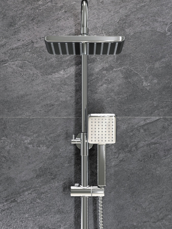 Душевая система с изливом Agger Brilliant A0394400 хром