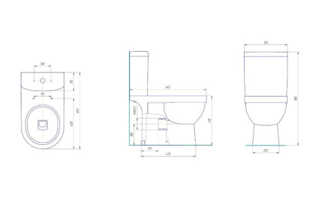 Унитаз-компакт Kirovit Престиж