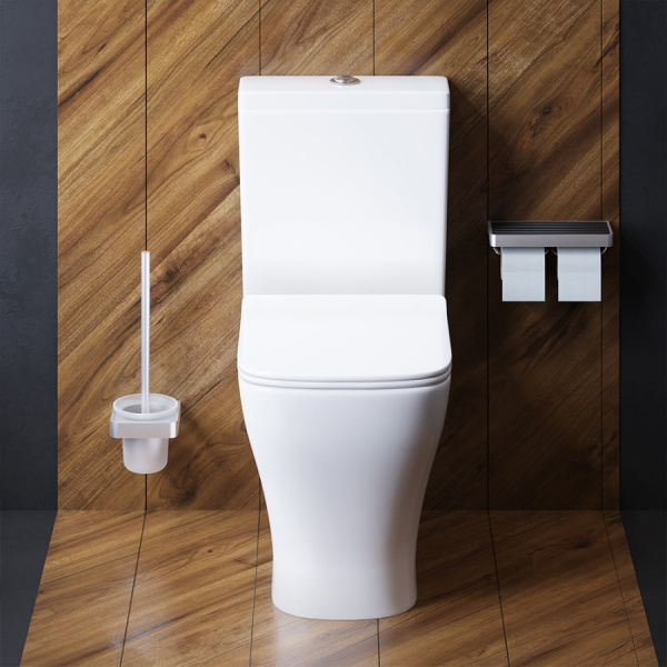 Унитаз-компакт безободковый с сиденьем микролифт Damixa Titan DX78C8600SC