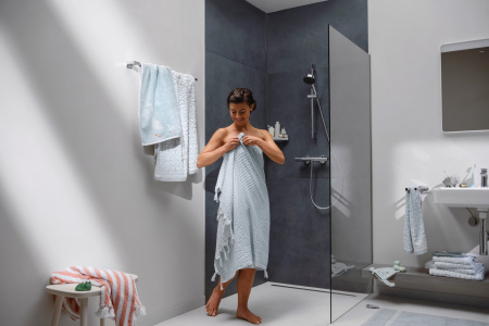 Держатель банных полотенец Hansgrohe AddStoris 41747000 хром 