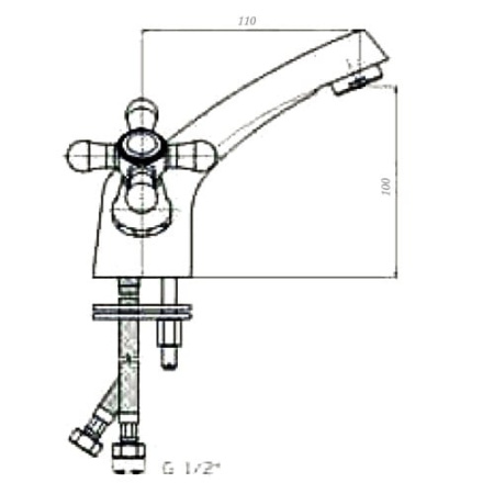 Смеситель для умывальника MOFEM EVROSZTAR NOVA 140-0178-18