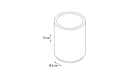 Стакан для зубных щеток FIXSEN COIN FX-250-3