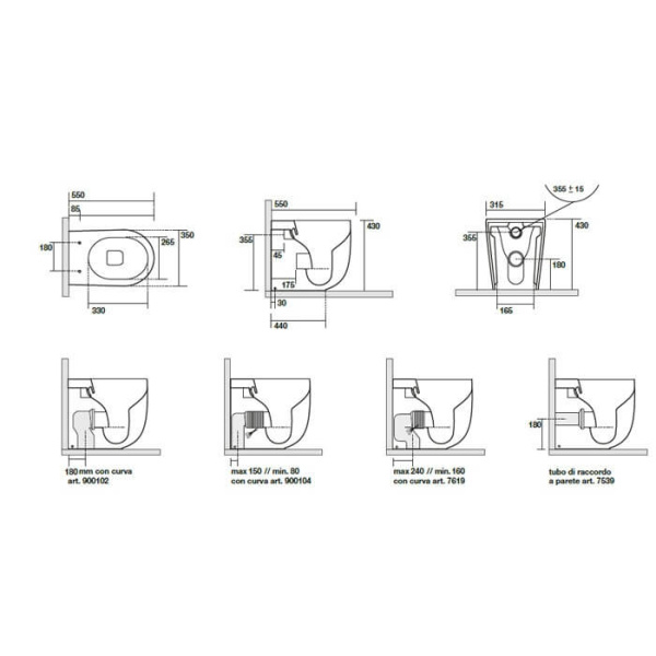 Крышка-сиденье для унитаза Kerasan Nolita 539131 Slim микролифт, черный матовый