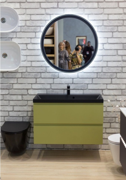 База под раковину напольная Art&max AM-Bianchi-750-2C-SO-OM Оливковый матовый