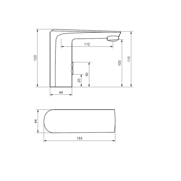 Смеситель для раковины Damixa Origin Evo 2 780290300