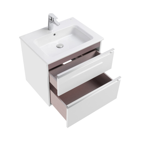 Тумба под раковину Roca The Gap 60 белый глянец 2 ящика A857397806