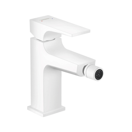 Смеситель для биде с донным клапаном Push-Open Hansgrohe Metropol 32520700 белый матовый