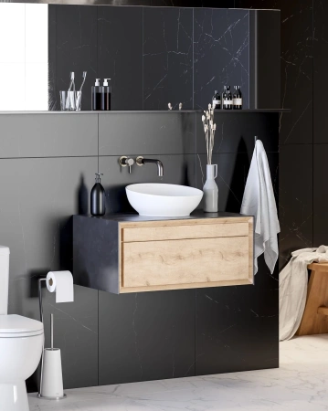 Раковина накладная Sanita Luxe ART CUT ART40SLWB01C