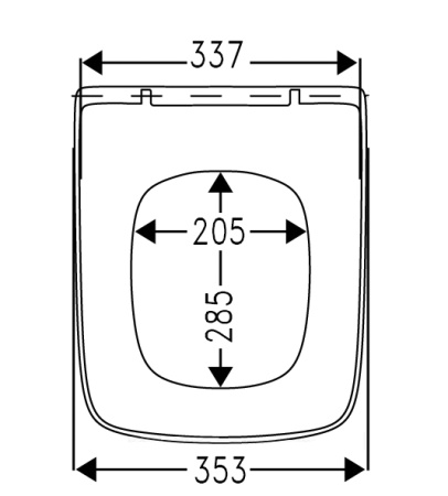 Крышка для чаши Roca The Gap Soft Close, тонкая 801472001