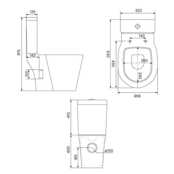 Унитаз-компакт безободковый IDDIS Calipso Rimless CALRDSEi24, белый
