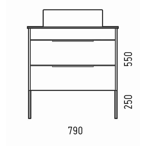 Тумба под раковину Corozo Форест 80 Z2 SD-00001049