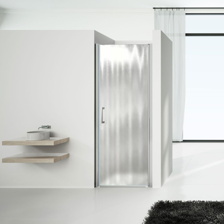 Душевая дверь Vincea Orta VPP-1O800CH-R, (80х190)  хром, стекло шиншилла, правая
