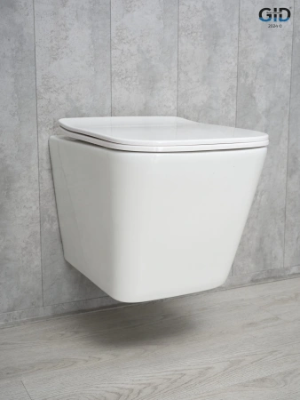 Подвесной унитаз безободковый Gid Tr2143