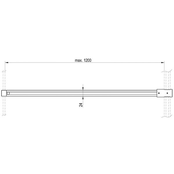 Держатель стекла Ravak W Set -90 Wall/Corner GWD010003024 Держатель стекла Ravak W Set -90 Wall/Corner GWD010003024