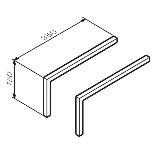 Ножки для шкафа AM.PM Func M8FLEGS-C015GM