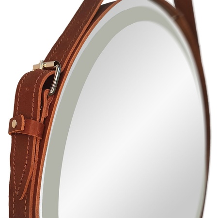 Зеркало с подсветкой Art&Max Milan D800 AM-Mil-800-DS-F-Brown
