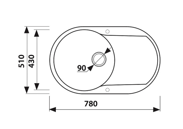 Кухонная мойка KAISER KMM мрамор (KMM-7850 S-302)