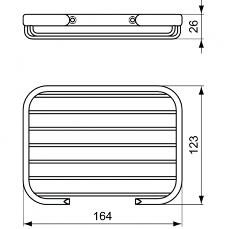 Полочка Ideal Standard Connect A9158AA
