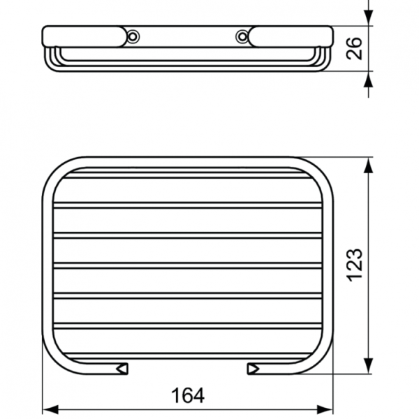 Полочка Ideal Standard Connect A9158AA Полочка Ideal Standard Connect A9158AA