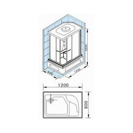 Душевая кабина Appollo TS-41